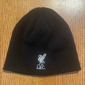 Liverpool FC Authentic Official EPL Black Knitted Beanie Hat LFC soccer new